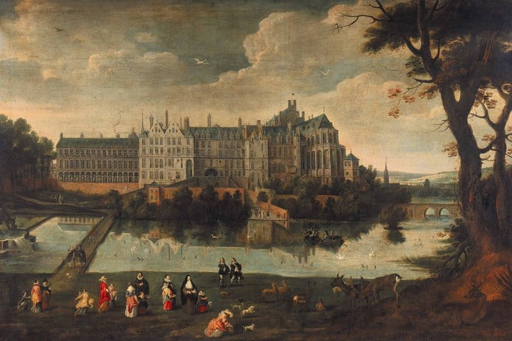 3. Pintura del Palacio de Coudenberg, en Bélgica, por Daniel van Heil, 1630. Foto - Wikimedia Commons
