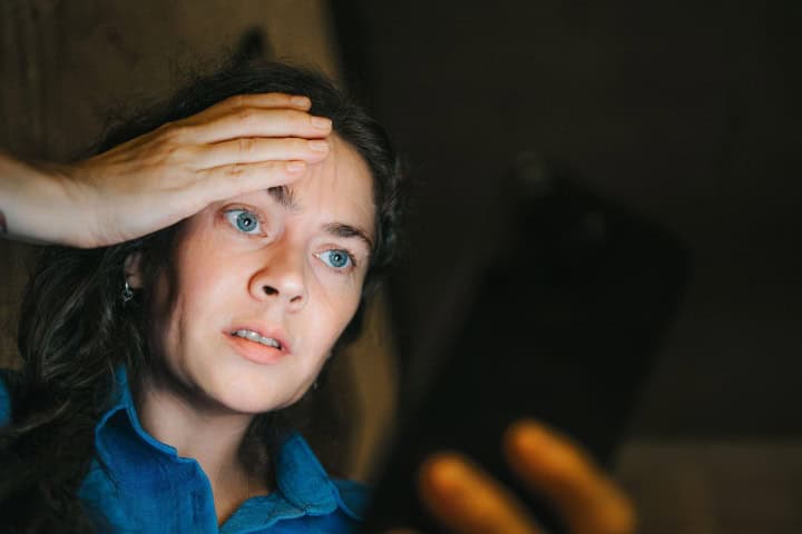 3. Mujer con miedo. Foto - Getty Images