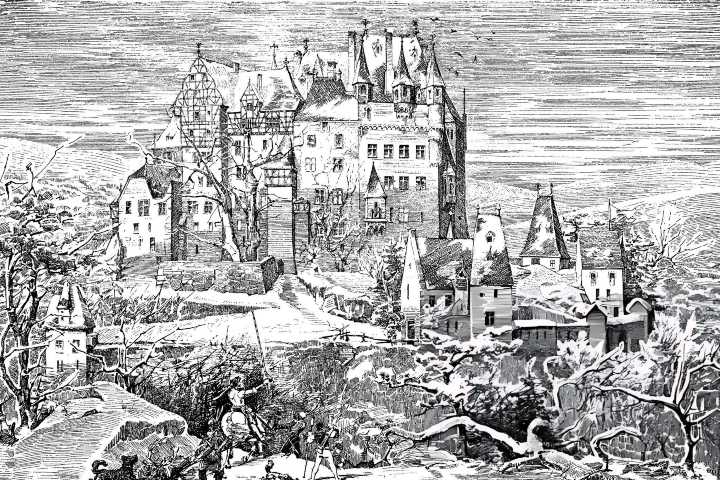2. Ilustración del Castillo de Eltz. Foto - Getty Images
