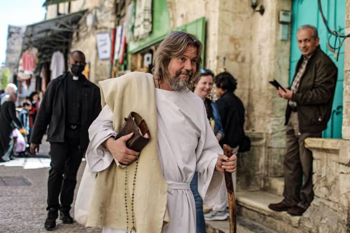 3. Carl James Joseph, predicador de Jerusalén que suele disfrazarse de Jesús. Foto - Alamy