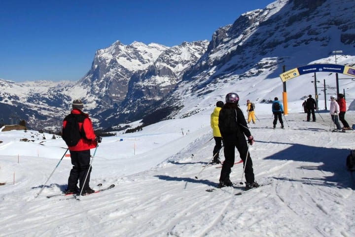 3. Esquí en Grindelwald. Foto - Alamy