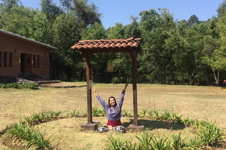 3. Mujer en el Centro de Meditación Vipassana – Dhamma Makaranda. Foto - @laura.calomino (Instagram)