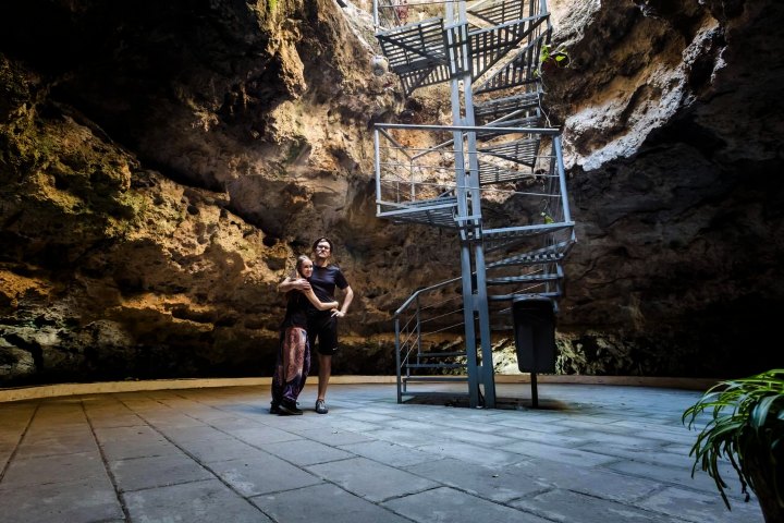 3. Viajeros en el interior del Cuexcomate. Foto - Alamy