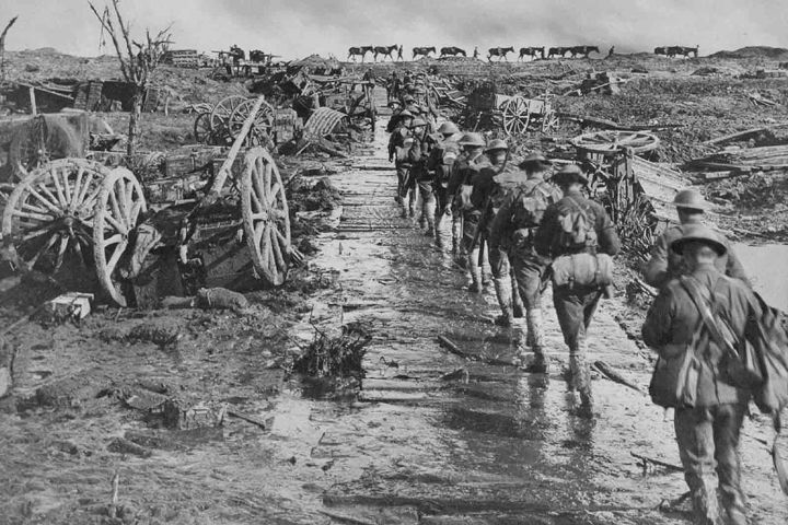 3. Antigua fotografía de la Tercera Batalla de Ypres. Foto - u/DiosMioMan63 (Reddit)
