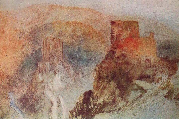 4. Ilustración del Castillo de Eltz por JMW Turner. Foto - Alamy