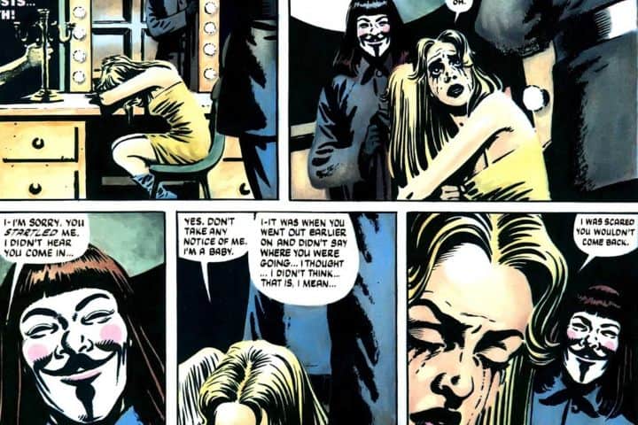 4. Viñetas del cómic V de Vendetta. Foto - UN UNIVERSO DE VIÑETAS (Blogger)
