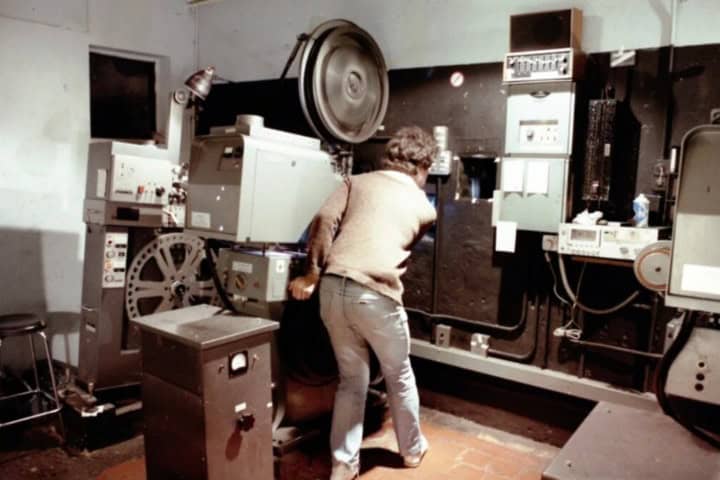 4. Proyección del Electric Cinema Club en los años 80. Foto - Electric Cinema