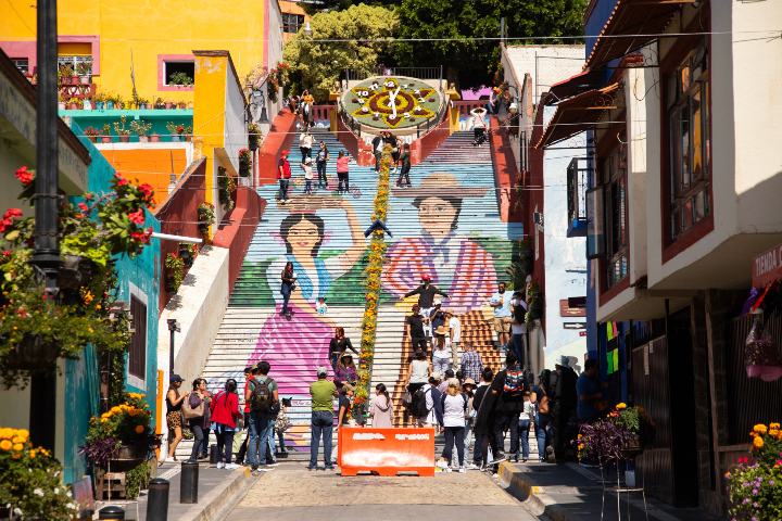 4. Escaleras anchas en Atlixco de las Flores. Foto - Archivo Civitatis