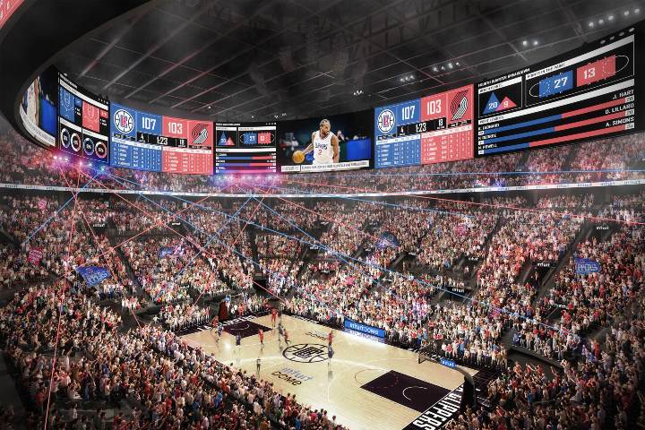 5. Partido de la NBA en el Intuit Dome. Foto - NBA