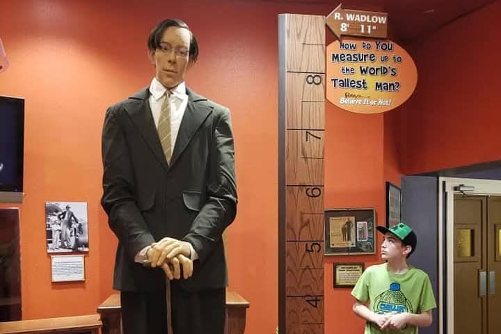 6. Figura de Robert Wadlow en el Museo de RIpley en Veracruz. Foto - u/Automático-Condado6151 (Reddit)
