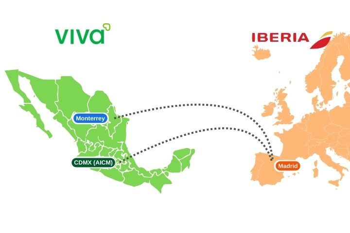 5. Ruta entre Viva e Iberia. Foto - Archivo Viva