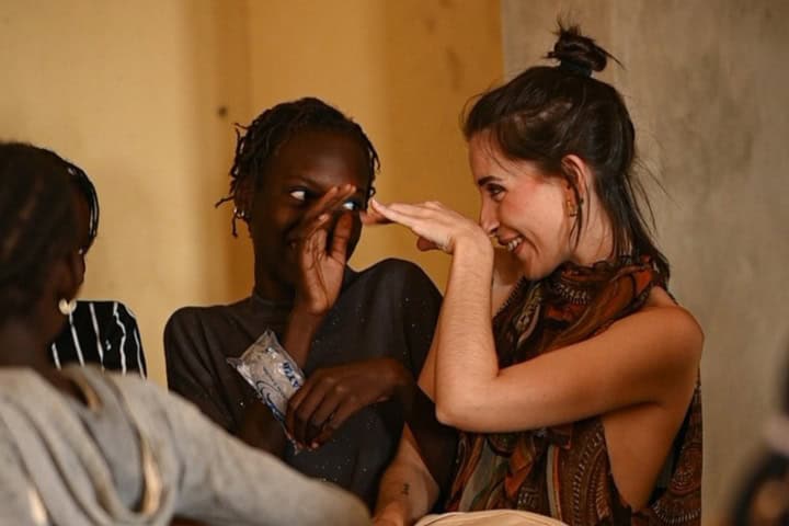 5. Viajera en Senegal. Foto - @angelaagudoo (Instagram)