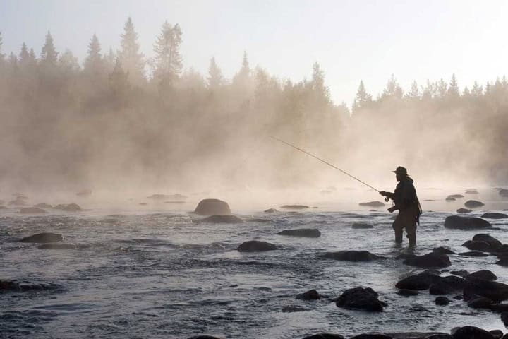 6. Pesca en el Parque Nacional Hossa. Foto - Hossa