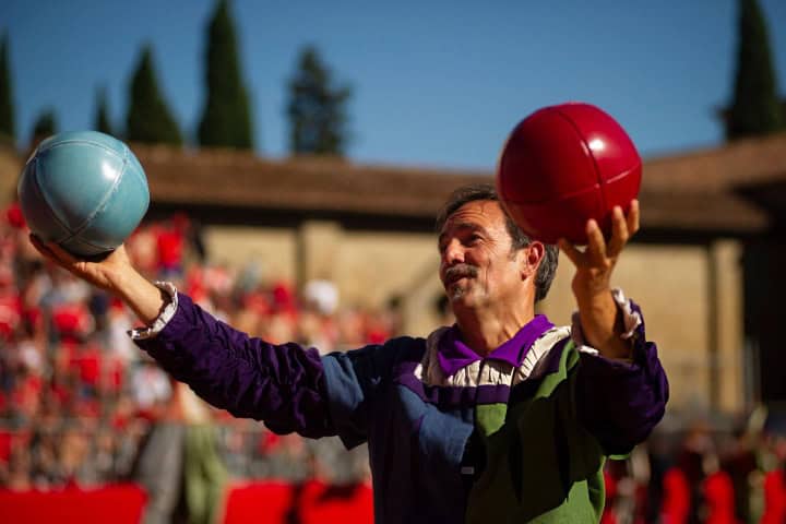 7. Pelotas del Calcio Florentino. Foto - Getty Images