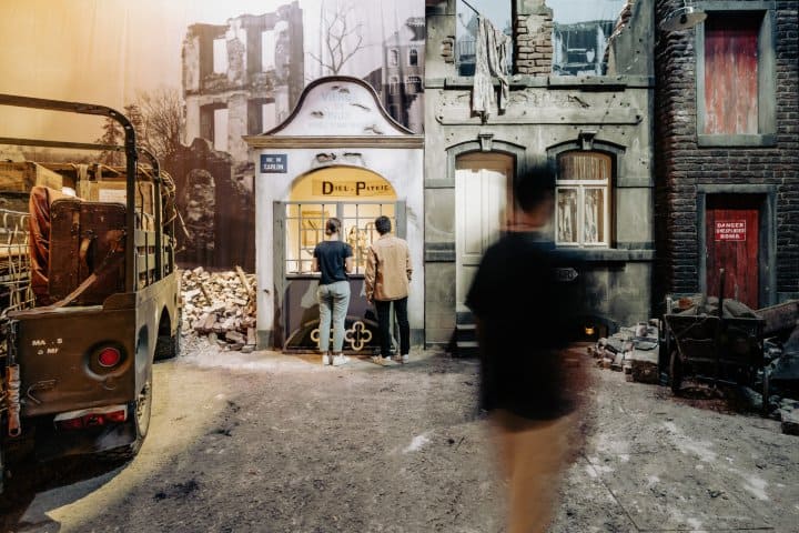 8. Escenario en el Museo de la Guerra de Bastoña. Foto - Bastogne War Museum