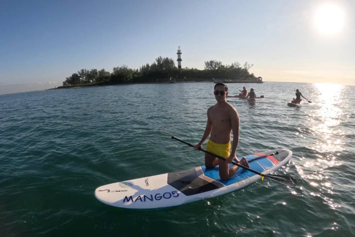 EXTRA. Paddle surf en la Isla de los Sacrificios. Foto - @isak_monroy (Instagram)
