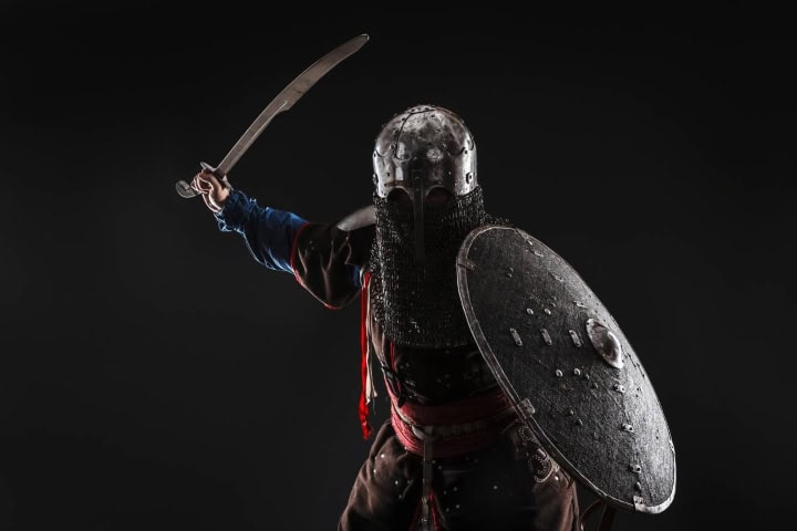 EXTRA. Representación de armadura de la horda mongol. Foto - Alamy