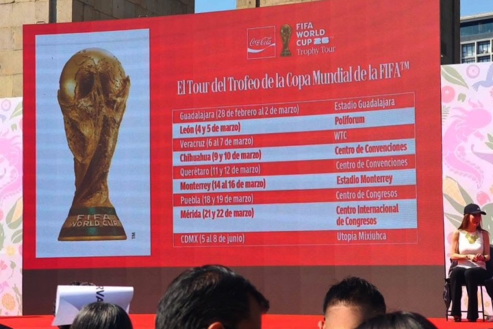 2. Fechas del Tour de la Copa Mundial FIFA 2026. Foto - @monterreylive_ (Instagram)