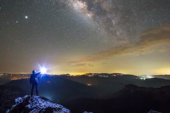2. Cielo nocturno en Sierra Gorda. Foto - Reporte Querétaro (Facebook)