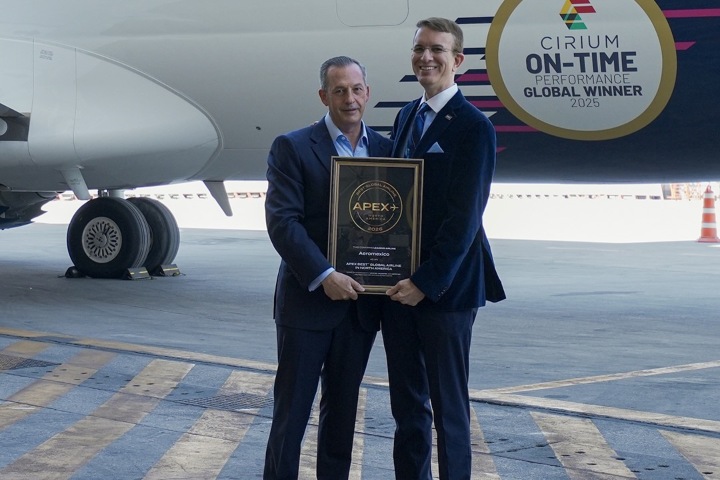 2. Premio APEX a Aeromexico. Foto - @aeromexico (Instagram)