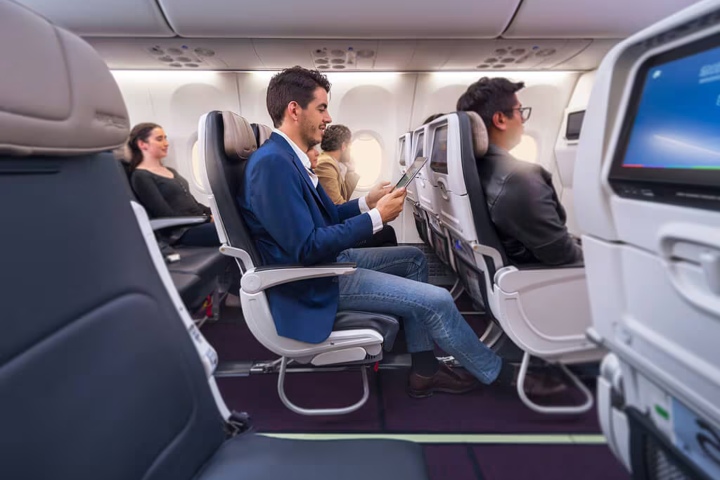 3. Pasajeros de Aeromexico. Foto - Aeromexico