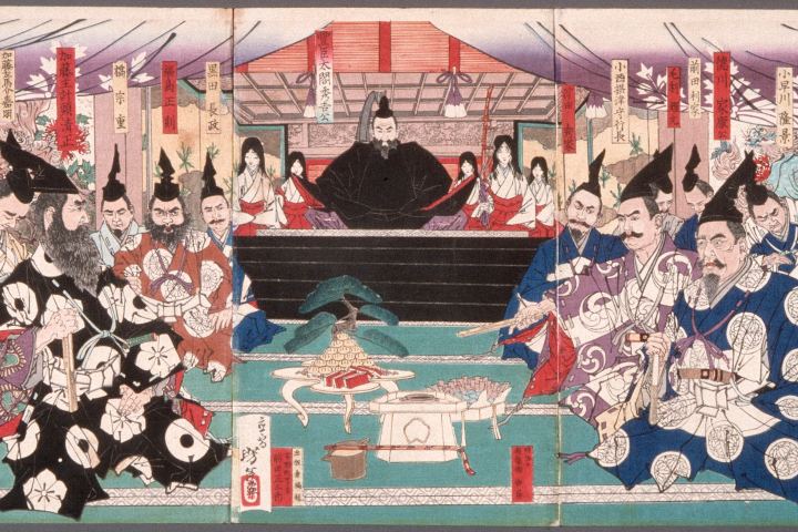 4. Ilustración de conferencia sobre la conquista de Corea. Foto - Wikimedia Commons
