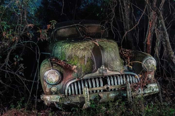 4. Auto clásico en Old Car City. Foto - u/kenleephotography (Reddit)