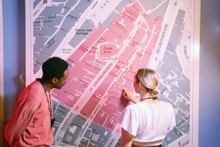 4. Mapa del Barrio Rojo. Foto - Museum of Prostitution - Red Light Secrets (Facebook)