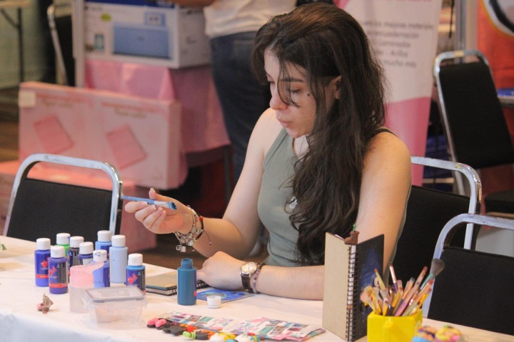 4. Taller en la Expo Manualidades e Ideas Creativas. Foto - @wtcveracruz (Instagram)