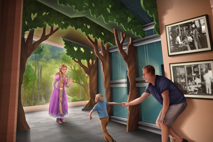 4. Concepto artístico de Rapunzel en The Magic of Disney Animation. Foto - WDWMagic