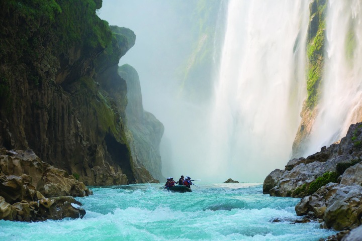 4. La Cascada de Tamul en la Huasteca Potosina. Foto - @EsMexico (X)