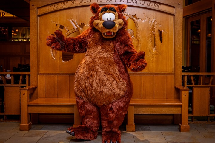 5. Humphrey the Bear en Donald’s Tales of Adventure en Storytellers Café. Foto - Disney Parks (Facebook)