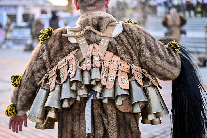5. Campanas de traje Kukeri. Foto - Getty Images