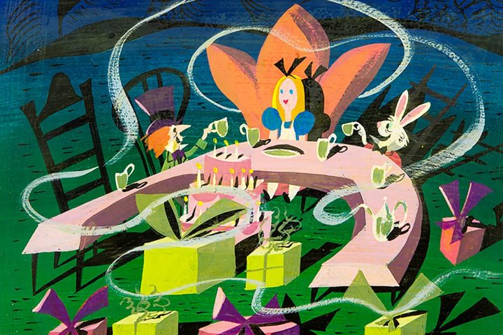5. Arte de Alicia en el País de las Maravillas por Mary Blair. Foto - Orange County Register