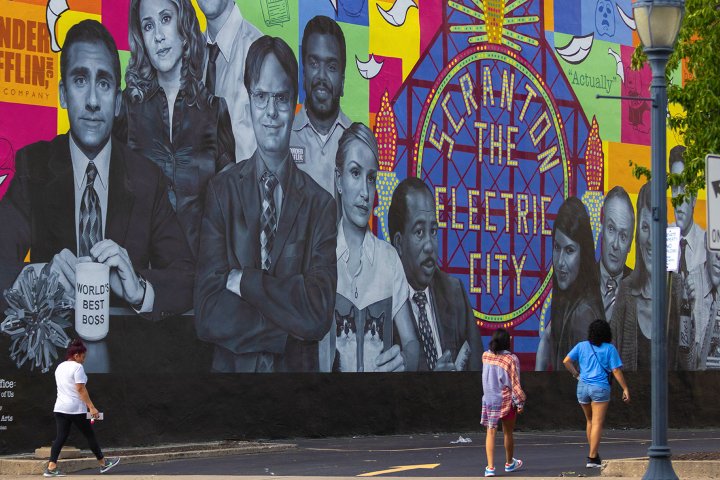 5. Mural de The Office en Scranton. Foto - DescubraNEPA