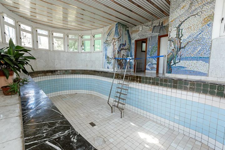 6. Piscina en la casa de verano de Stalin en Sochi. Foto - Дача Сталина (La dacha de Stalin)