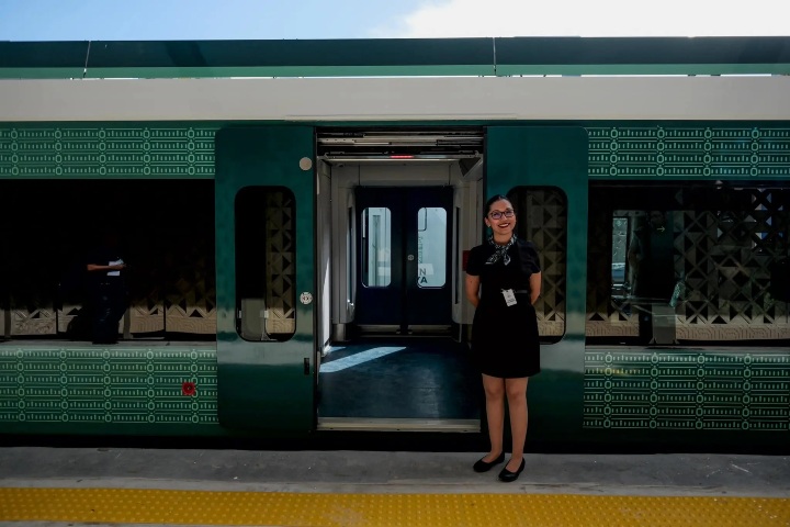 6. Abordaje en el Tren Maya. Foto - Ruta Tren Maya