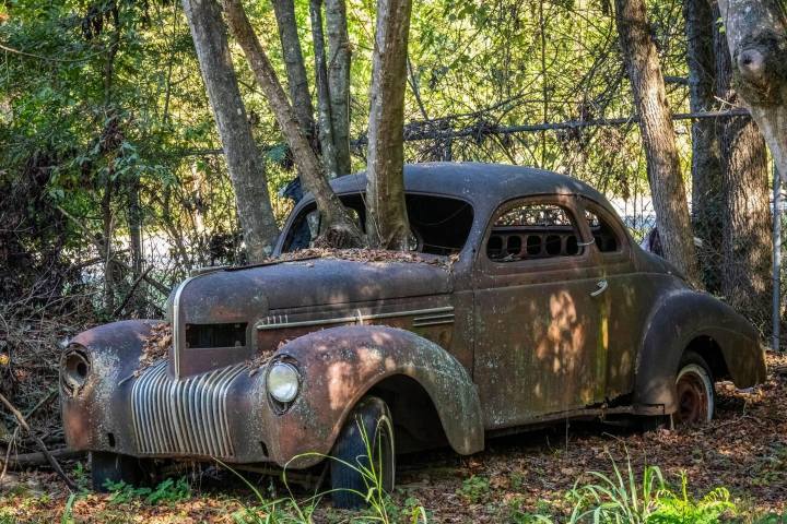 7. Auto clásico en Old Car City. Foto - Alamy