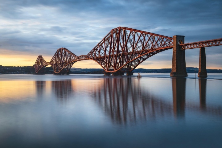 7. Forth Rail Bridge en South Queensferry. Foto - u/Botella individual 4522 (Reddit)