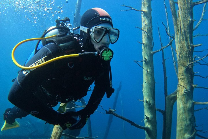 7. Buceo en el Bosque Sumergido del Lago Truful. Foto - @buceovla (Instagram)