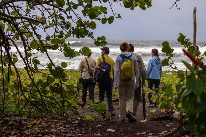8. Visitantes en las playas del Parque Nacional Tortuguero. Foto - Alamy