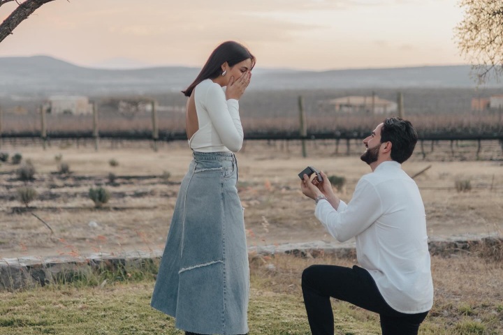 8. Pedida de mano en Bodega Viñedo San Miguel. Foto - @vinedosanmiguel (Instagram)