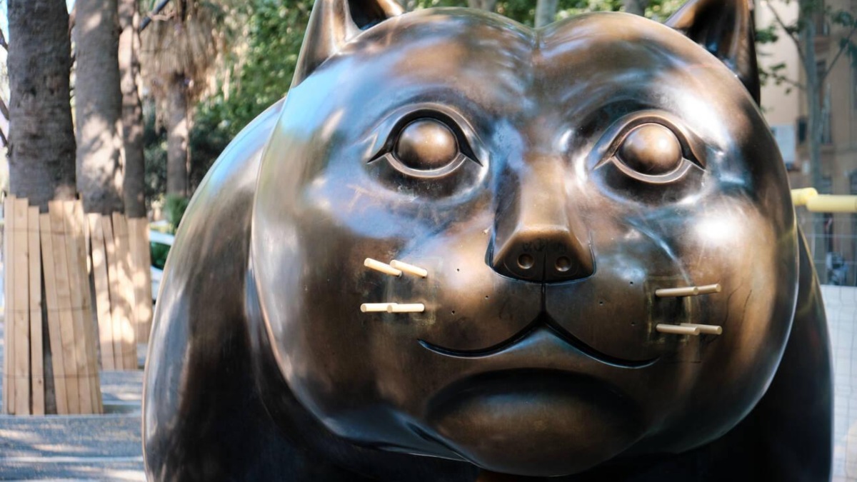 EL GATO DE BOTERO EN BARCELONA
