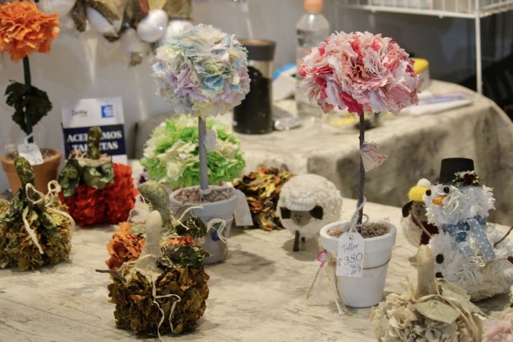 EXTRA. Manualidades con naturaleza muerta en la Expo Manualidades e Ideas Creativas. Foto - Archivo Expo Manualidades e Ideas Creativas