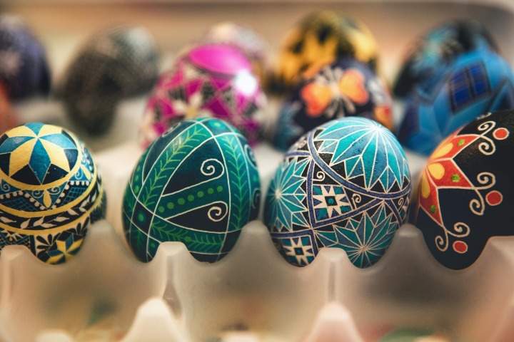 1. Pysanky. Foto - Fort Worth Botanic Garden