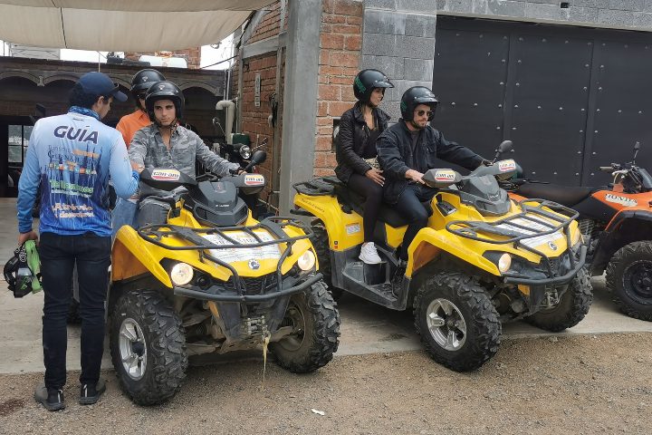 2. Entrega de cuatrimotos. Foto - Turismo Alternativo En Guanajuato (Facebook)