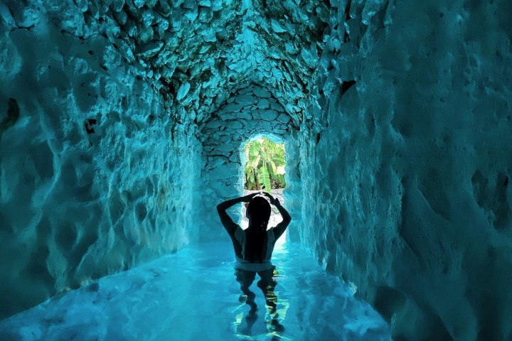 2. Viajera en La Gruta Spa. Foto - @erikamtzga (Instagram)