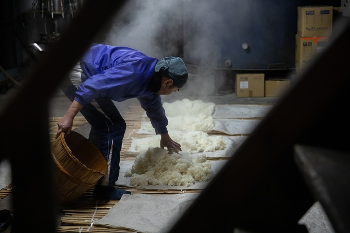 2. Elaboración de sake. Foto - Leaf KYOTO