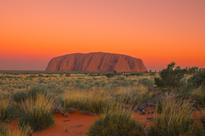 3. Atardecer en Uluru. Foto - @ebony_elise__ (Instagram)