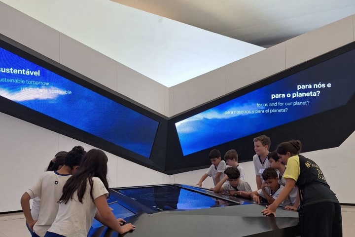 4. Sala del Mañana en el Museo del Mañana en Brasil. Foto - Agência de Turismo Pedagógico Show Tur (Facebook)